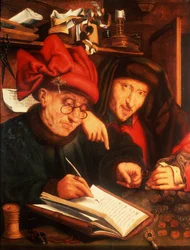 Os emprestadores de dinheiro, depois de Massys